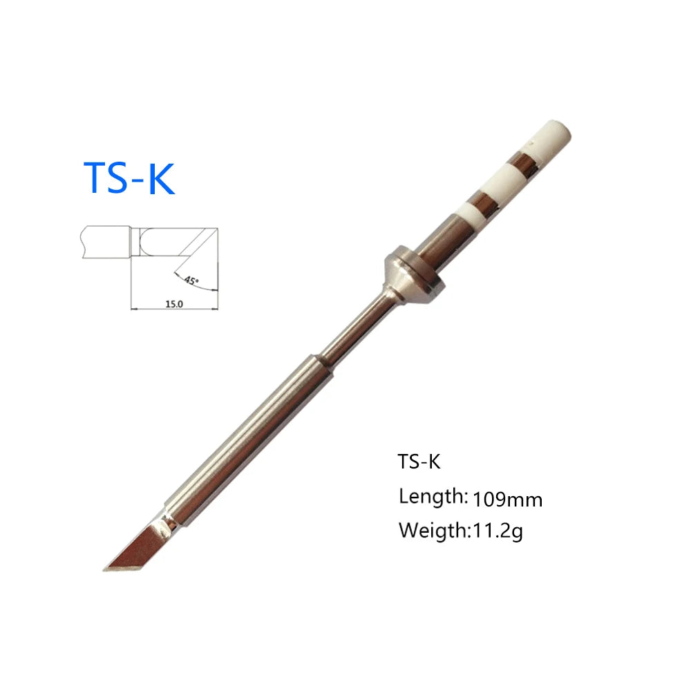 MINI Welding Nozzle Knife Horseshoe TS-BC2 C1 KU ILS B2 I C4 D24 K J02 JL02 BC3 For TS101 Pin64 Pinecil V2 Soldering Iron Tips