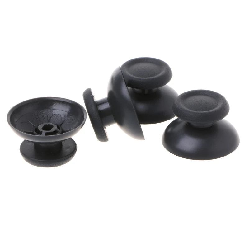 Capuchones Palanca Analógica (Thumbstick) Negros de Plástico para Control PlayStation 4 PS4 Pro (Set 10 Unidades)