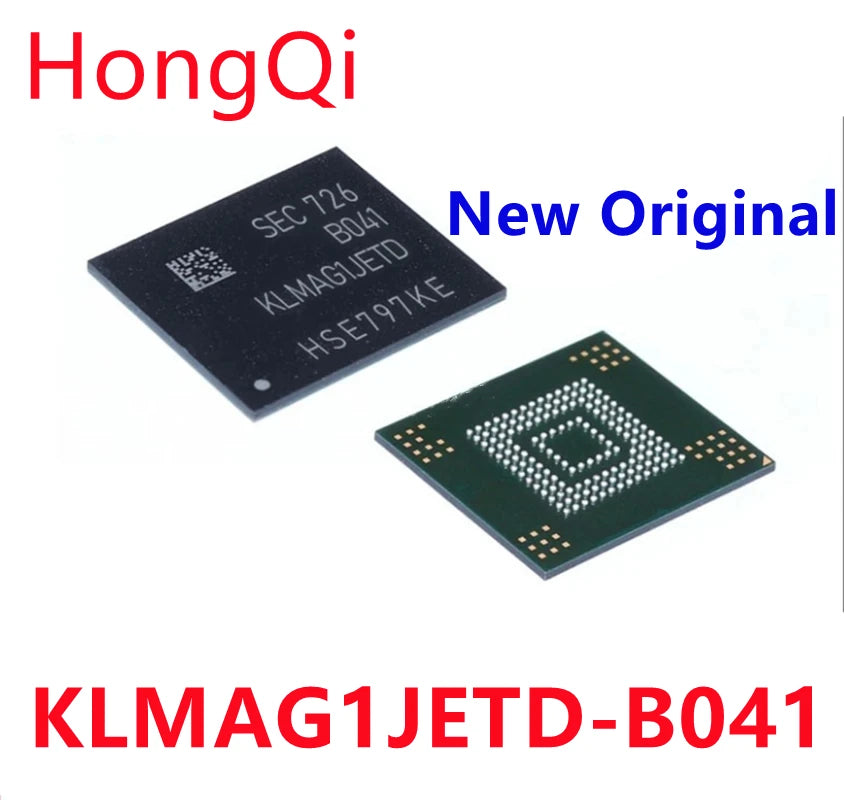 Chip Memoria EMMC KLMAG1JETD-B041 (16GB, FBGA153) RoHS Samsung (Original, 2 Unidades) (Nota: Relacionado Fila 39 lote anterior)