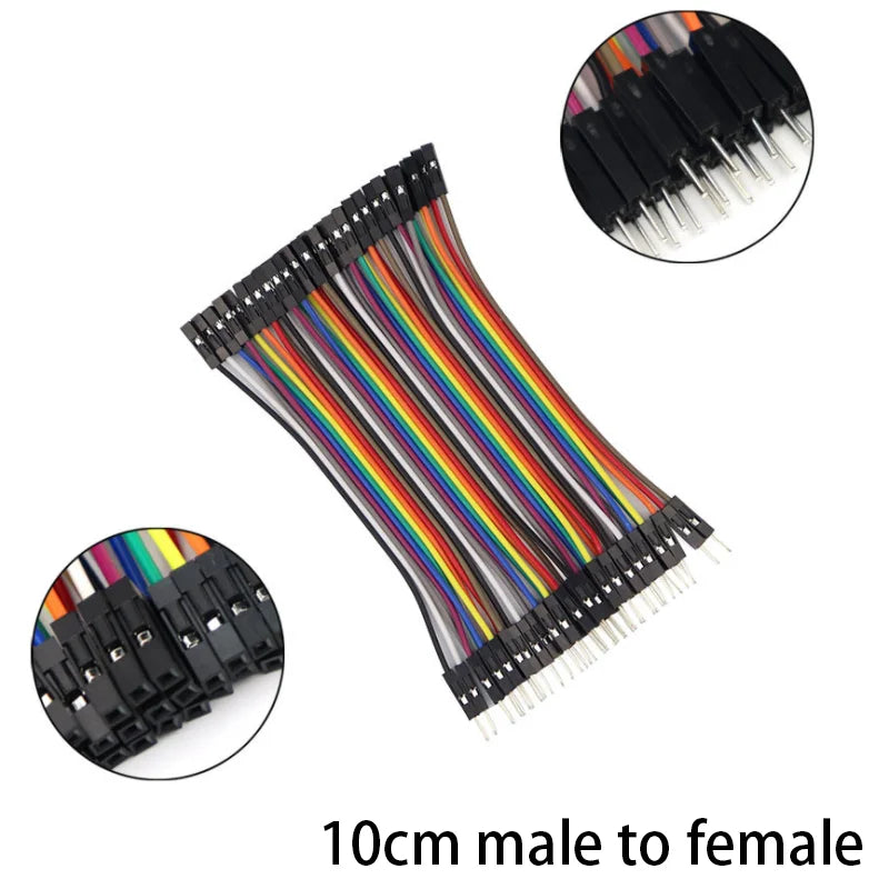 Cable Jumper Dupont (40 Unidades) Macho-Macho / Hembra-Hembra / Macho-Hembra para Arduino DIY Kit