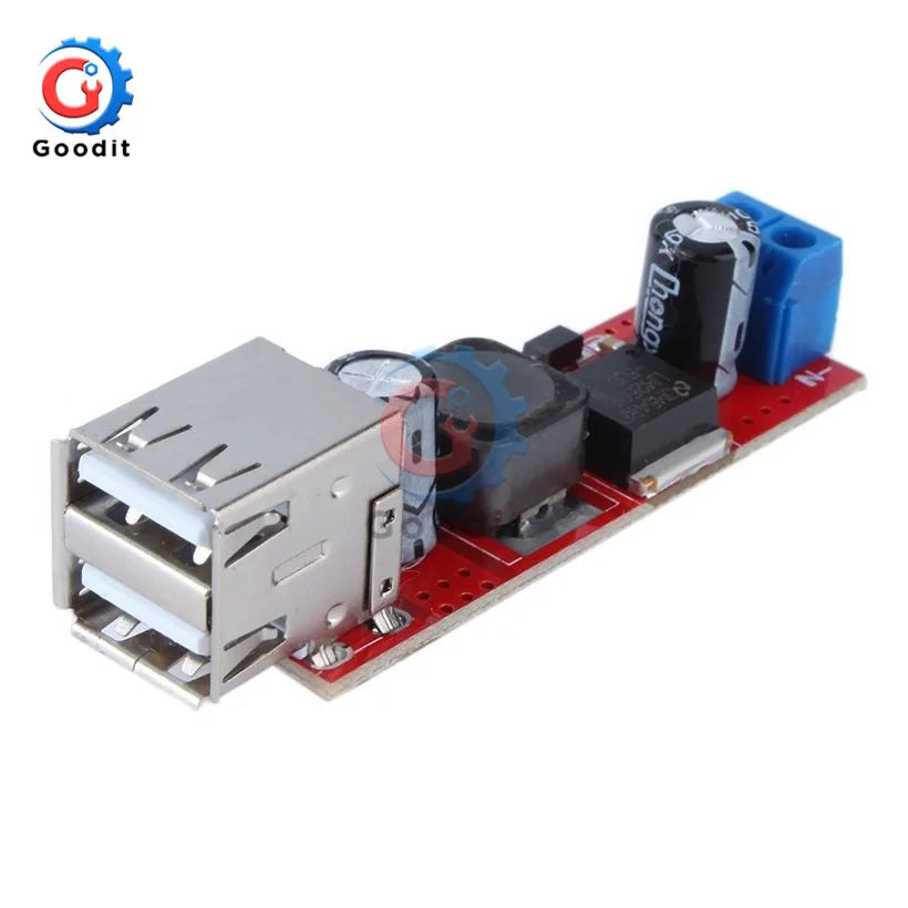 Módulo Convertidor Buck LM2596S DC-DC 3.2V-40V a 1.25V-35V 2A Ajustable Step-Down