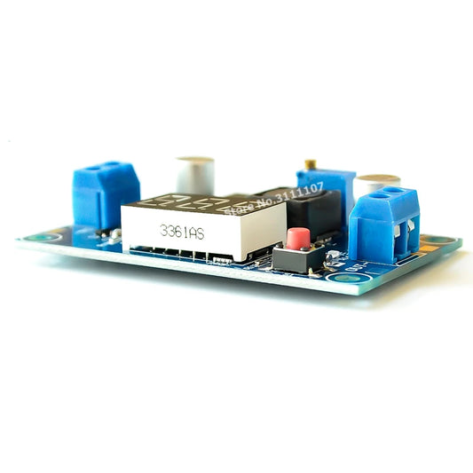 Módulo Convertidor Step-Down Ajustable LM2596 DC-DC con Display Voltímetro