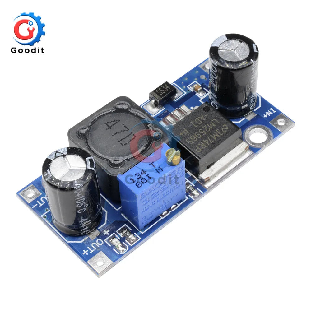 Módulo Convertidor Buck LM2596S DC-DC 3.2V-40V a 1.25V-35V 2A Ajustable Step-Down