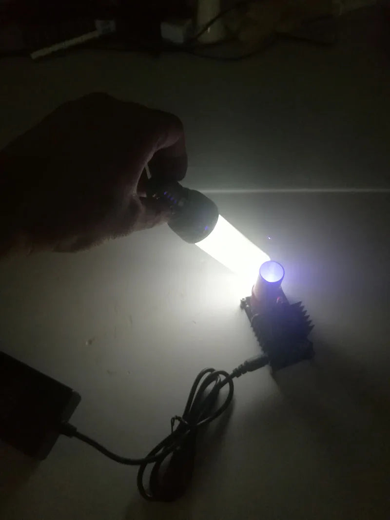 Kit DIY Mini Bobina Tesla Musical 15W (15-24V DC) - Parlante Plasma y Transmisión Inalámbrica (1 Set)
