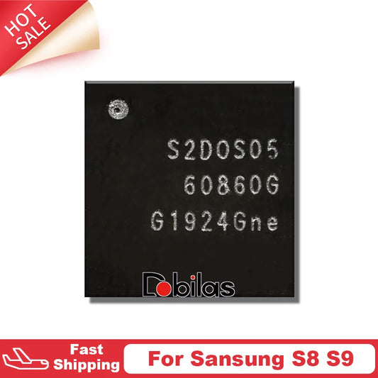 Circuito Integrado (IC) Carga S2D0S05 USB (BGA) para Samsung Galaxy S8(G950F)/S9(G960F)/S9+(G965F) (1 Unidad)