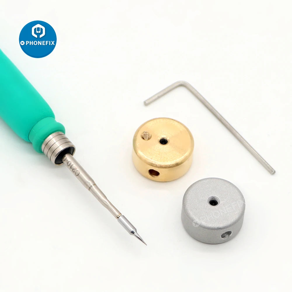 Pure Copper Removable Desoldering Electric Solder Iron for 936/T12/JBC 210/JBC 245 Series Miniature Universal Heating Table Tool