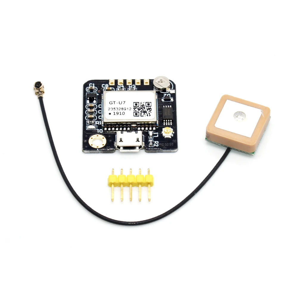 Módulo GPS GT-U7 para Navegación Satelital (Compatible NEO-6M) para Microcontrolador 51/STM32 Arduino