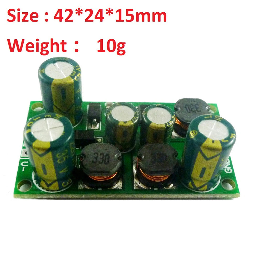 Módulo Convertidor Voltaje DC-DC Buck-Boost Salida Dual Positiva/Negativa (+/- 5V a 24V) 8W 3-24V Input