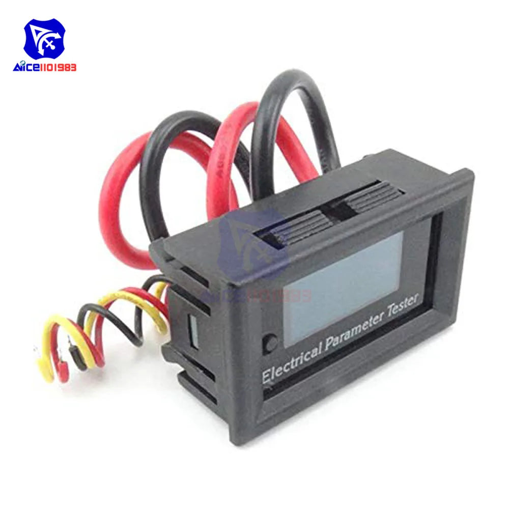 33V 3A 33V/100V 10A OLED 7 in 1 Multimeter Tester Voltage Current Watt Time Temperature Battery Capacity Meter Detector w/ Wire