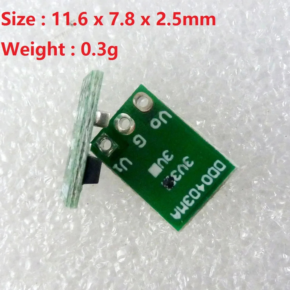 Lote 5 Pcs Módulo Convertidor Buck LDO DC-DC 3.3-6V a 3V/3.3V Step-Down