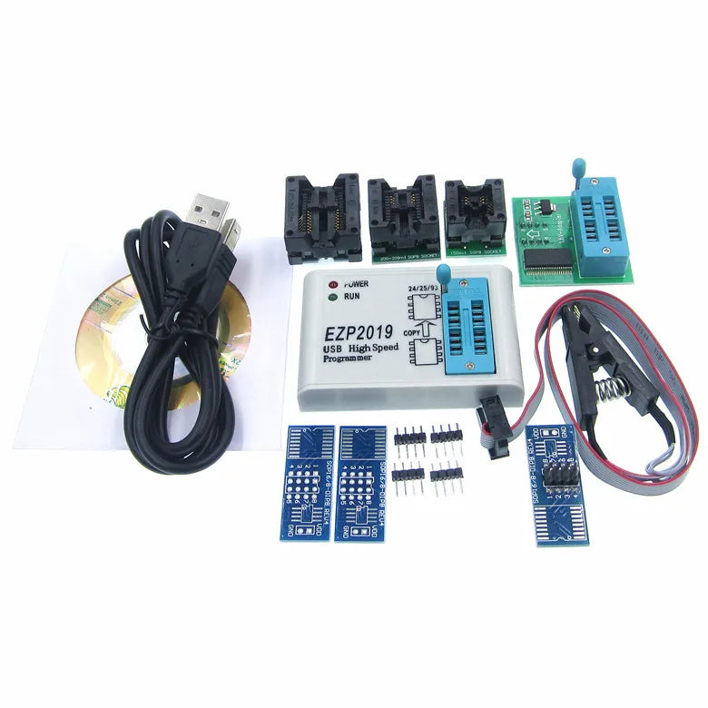 Programador USB SPI Alta Velocidad EZP2019 (HOT) Soporta 32M Flash EEPROM 24/25/93 BIOS (Win7/Win8)