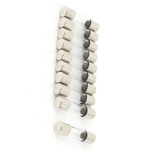 Promotion! 10Pcs 250V 0.2A 200mA Quick Fast Blow Glass Fuses Tubes 5mm x 20mm