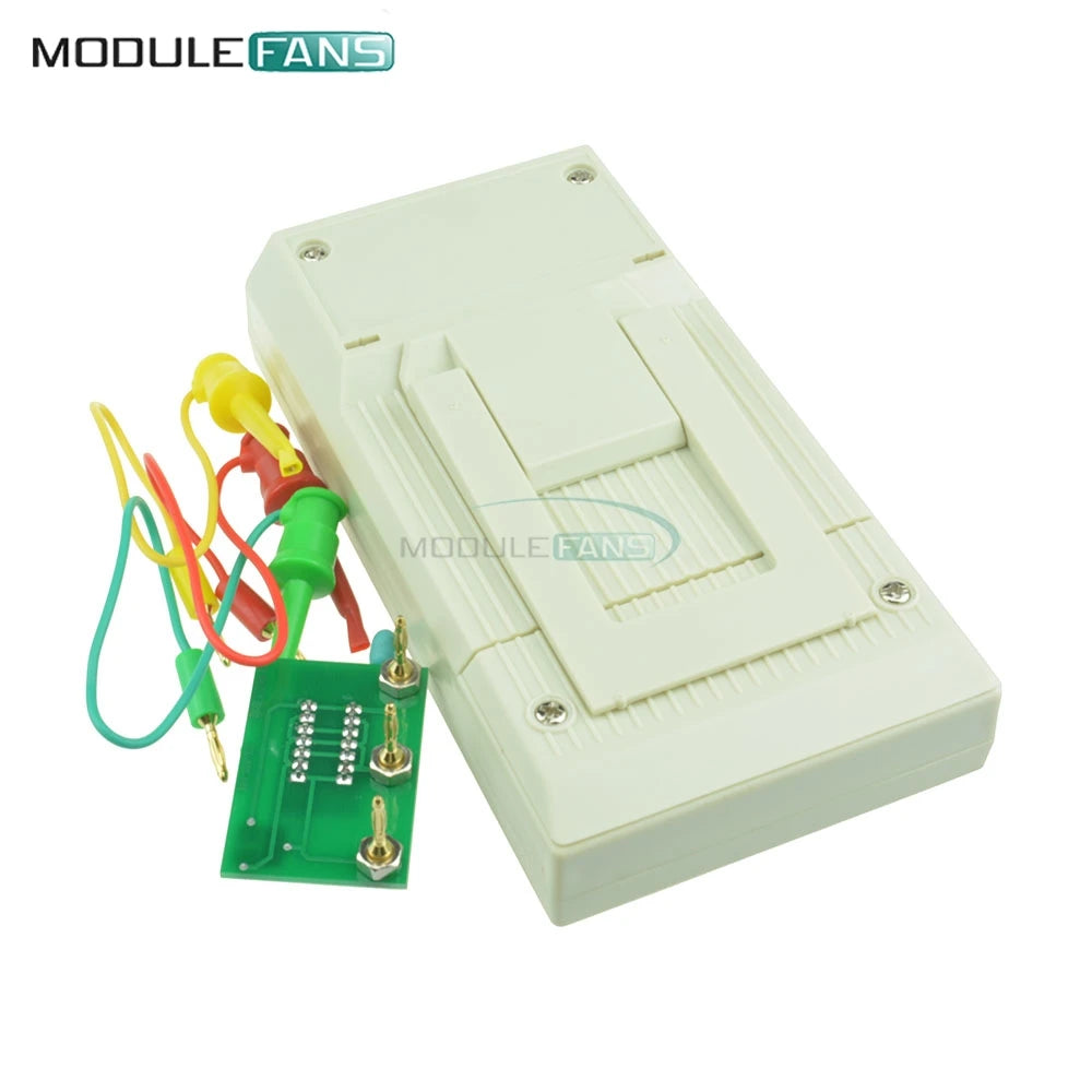 Kit DIY Tester Transistor MK-328 Medidor LCR Detección Automática MOS/PNP/NPN Inductancia/Capacitancia/Resistencia