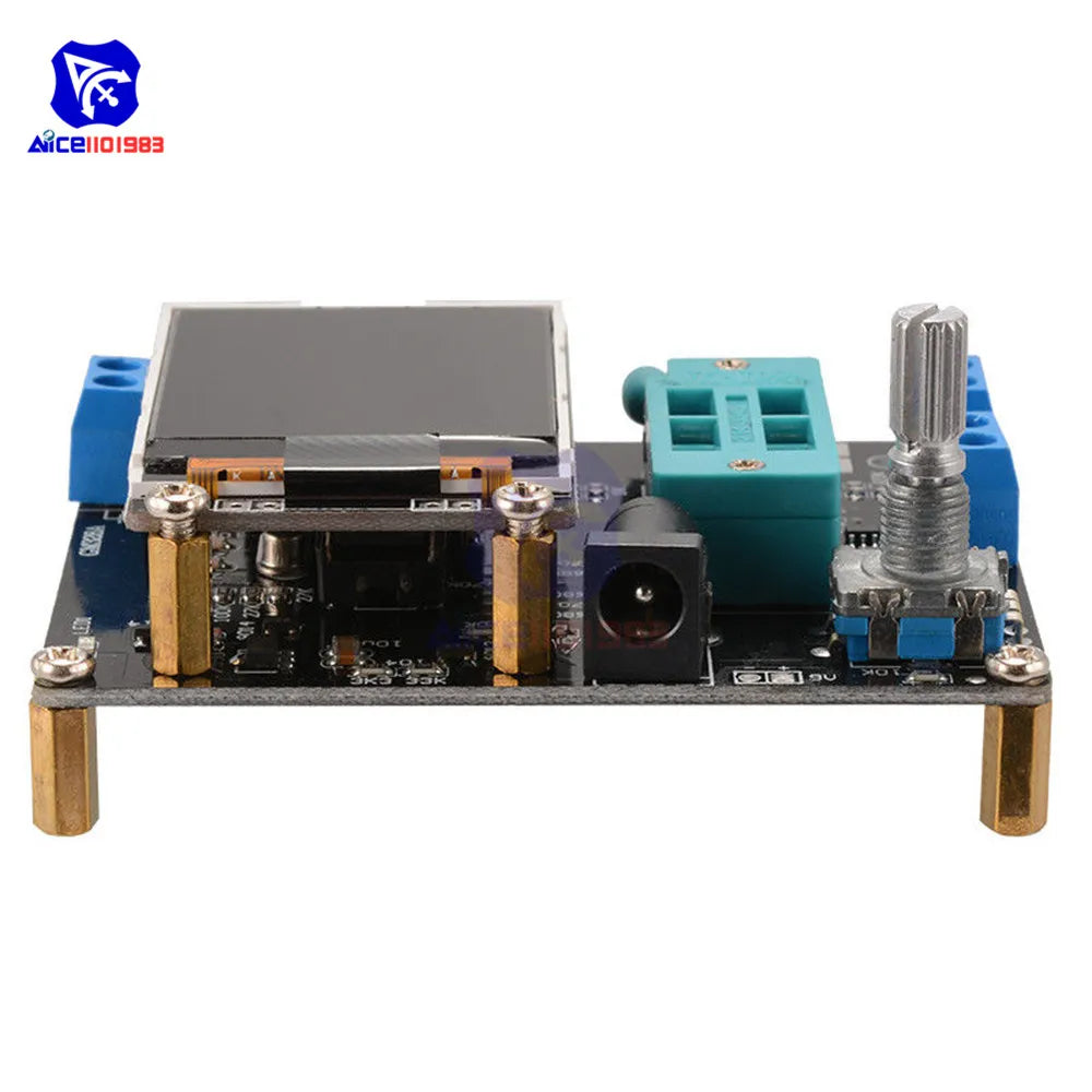 Tester Transistor DIYMORE GM328A (Ruso/Inglés) - Medidor Resistencia, Inductancia, Capacitancia, ESR (con Case)