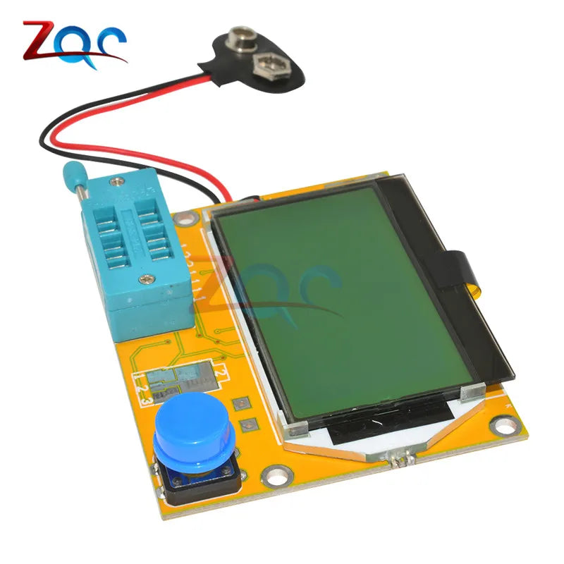Tester Transistor LCR-T4 Mega328 - Medidor Diodo, Triodo, Capacitancia, ESR (MOS/PNP/NPN) Módulo Display LCD 12864
