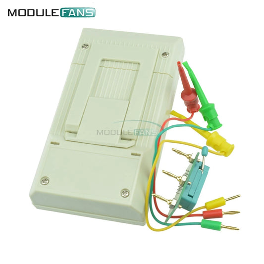 Kit DIY Tester Transistor MK-328 Medidor LCR Detección Automática MOS/PNP/NPN Inductancia/Capacitancia/Resistencia