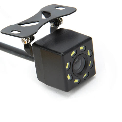 Cámara Trasera Auto Hippcron Visión Nocturna (8 LED) Monitor Parking CCD Impermeable HD