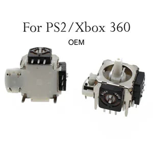 Palancas Joystick Analógico 3D (3 pines/4 pines) Repuesto para Control PS2/PS3/PS4/Xbox 360/Xbox One (2 Unidades)