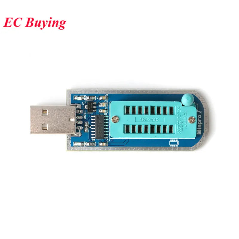 Programador USB Alta Velocidad Minpro I para Flash 24 EEPROM / 25 SPI / Routing / LCD