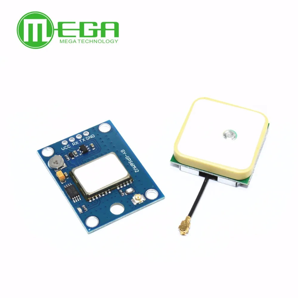 Módulo GPS GY-NEO6MV2 (NEO-6M) con EEPROM y Antena Grande para Control Vuelo MWC/APM2.5 Arduino