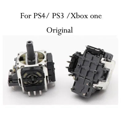 Palancas Joystick Analógico 3D (3 pines/4 pines) Repuesto para Control PS2/PS3/PS4/Xbox 360/Xbox One (2 Unidades)