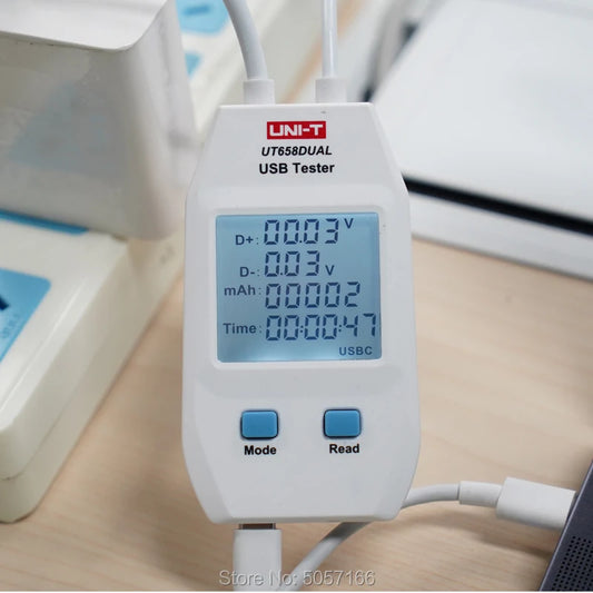 Tester USB UNI-T Serie UT658 (UT658B/UT658C/UT658LOAD/UT658DUAL)