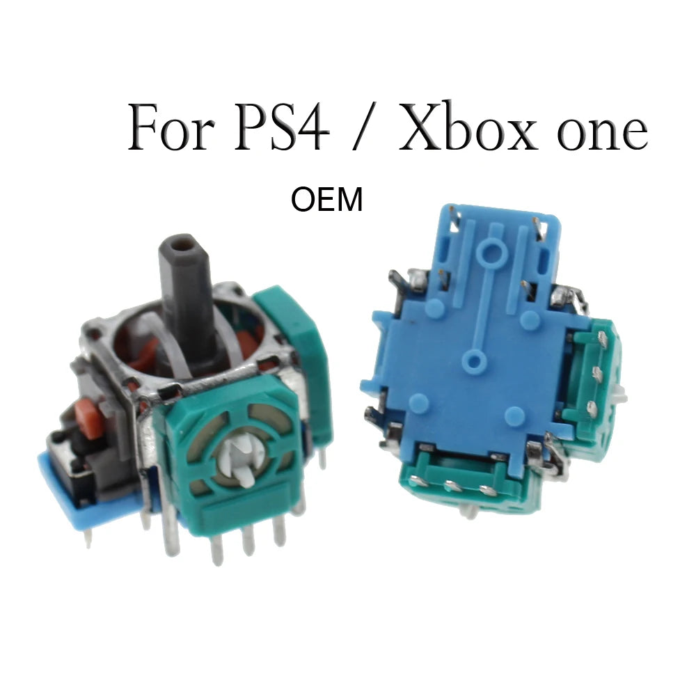 Palancas Joystick Analógico 3D (3 pines/4 pines) Repuesto para Control PS2/PS3/PS4/Xbox 360/Xbox One (2 Unidades)