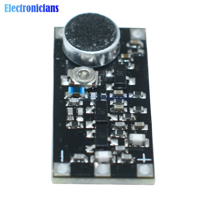 Módulo Transmisor FM Inalámbrico 88-108MHz (Placa Frecuencia Vigilancia, DC 2V-9V)
