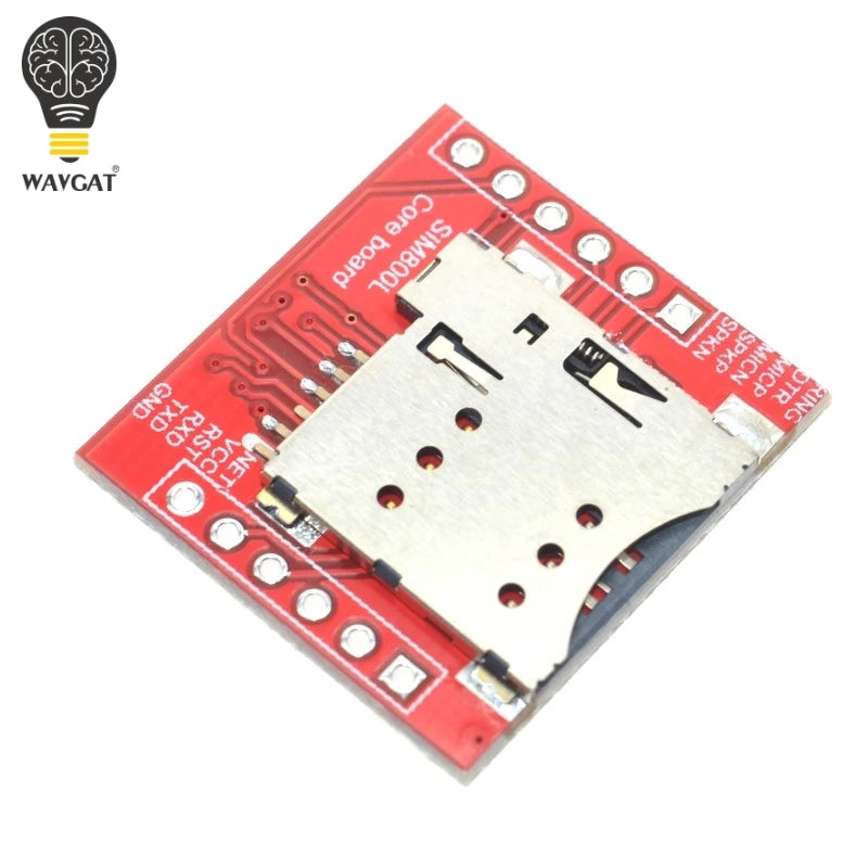 Módulo GSM/GPRS SUQ SIM800L (MicroSIM, Quad-Band, Serial TTL) Placa Core Pequeña
