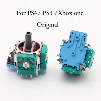 Palancas Joystick Analógico 3D (3 pines/4 pines) Repuesto para Control PS2/PS3/PS4/Xbox 360/Xbox One (2 Unidades)