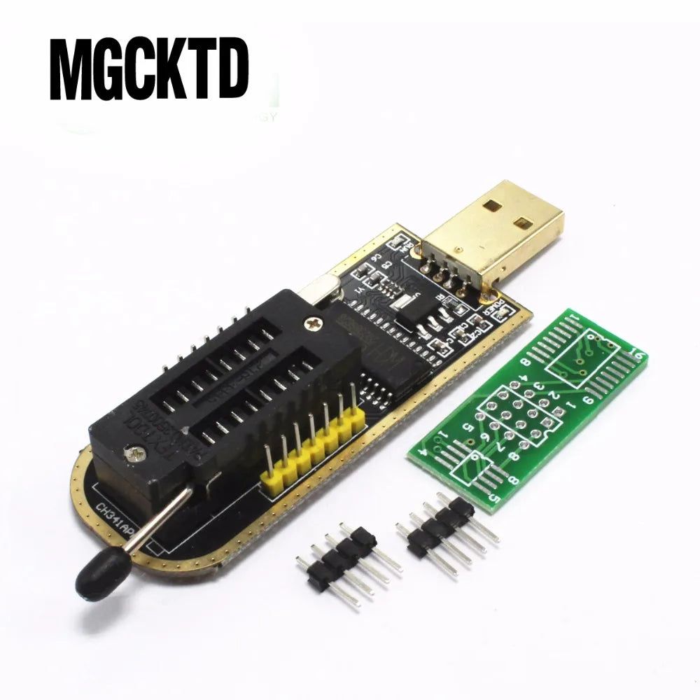 Kit Programador USB CH341A/CH341B 24/25 Series EEPROM Flash BIOS + Software Driver