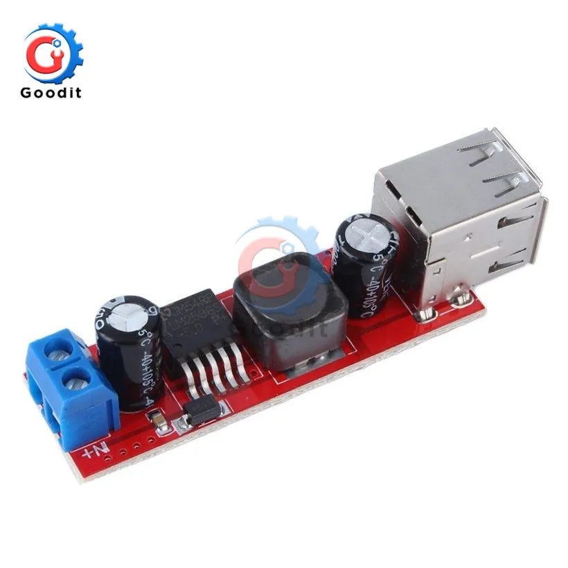 Módulo Convertidor Buck LM2596S DC-DC 3.2V-40V a 1.25V-35V 2A Ajustable Step-Down