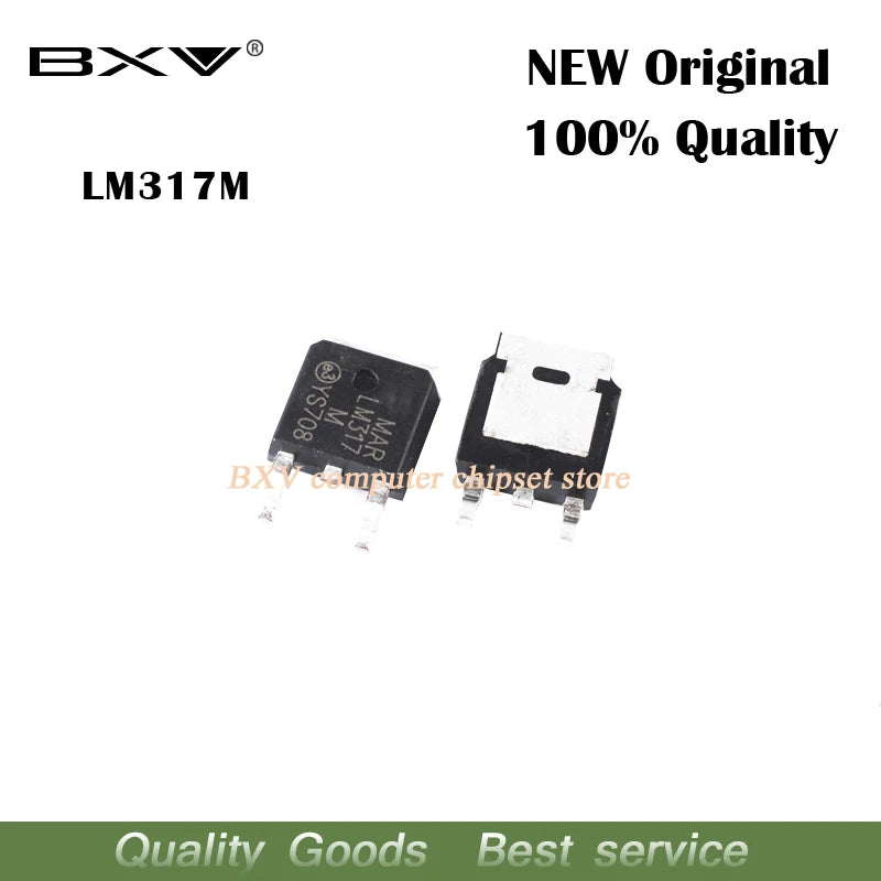 Regulador Voltaje LM317M (TO252/SOT) SMD - IC Original (x10 Unidades)