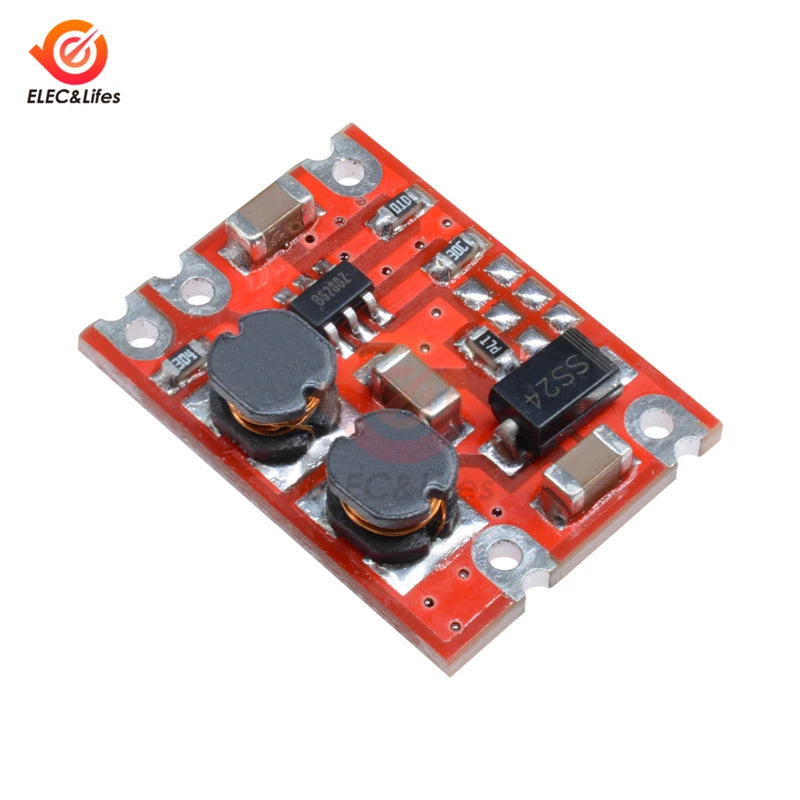 Lote 5 Pcs Módulo Automático Buck/Boost DC-DC 2.5V-15V a 3.3V/4.2V/5V/9V/12V Regulador Voltaje Step-Up/Down