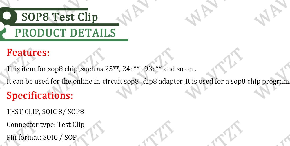 Kit Programador USB CH341A 24/25 Series EEPROM Flash BIOS + Clip Test SOIC8/SOP8 + Adaptador 1.8V + Adaptador SOIC8/SOP16