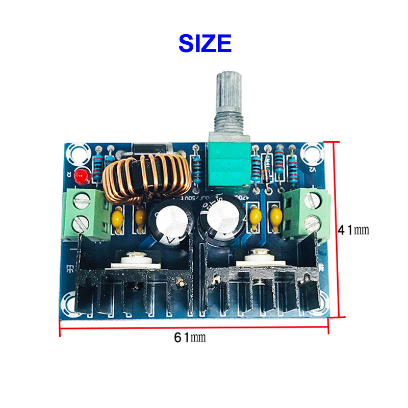 Módulo Regulador Voltaje XL4016E1 DC-DC 200W 8A Buck Ajustable 1.25-36V Estabilizador Vehicular