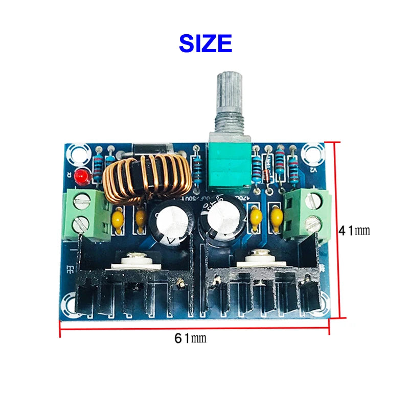 Módulo Regulador Voltaje XL4016E1 DC-DC 200W 8A Buck Ajustable 1.25-36V Estabilizador Vehicular
