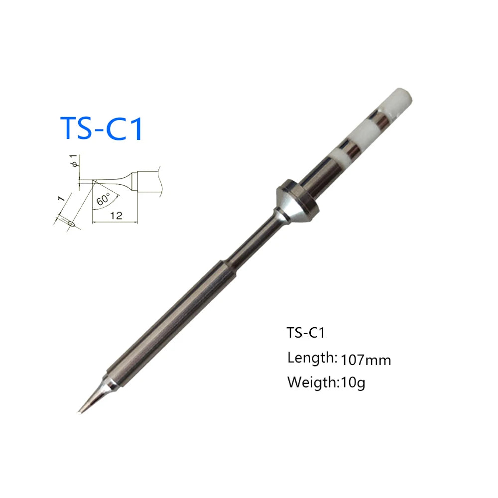 MINI Welding Nozzle Knife Horseshoe TS-BC2 C1 KU ILS B2 I C4 D24 K J02 JL02 BC3 For TS101 Pin64 Pinecil V2 Soldering Iron Tips