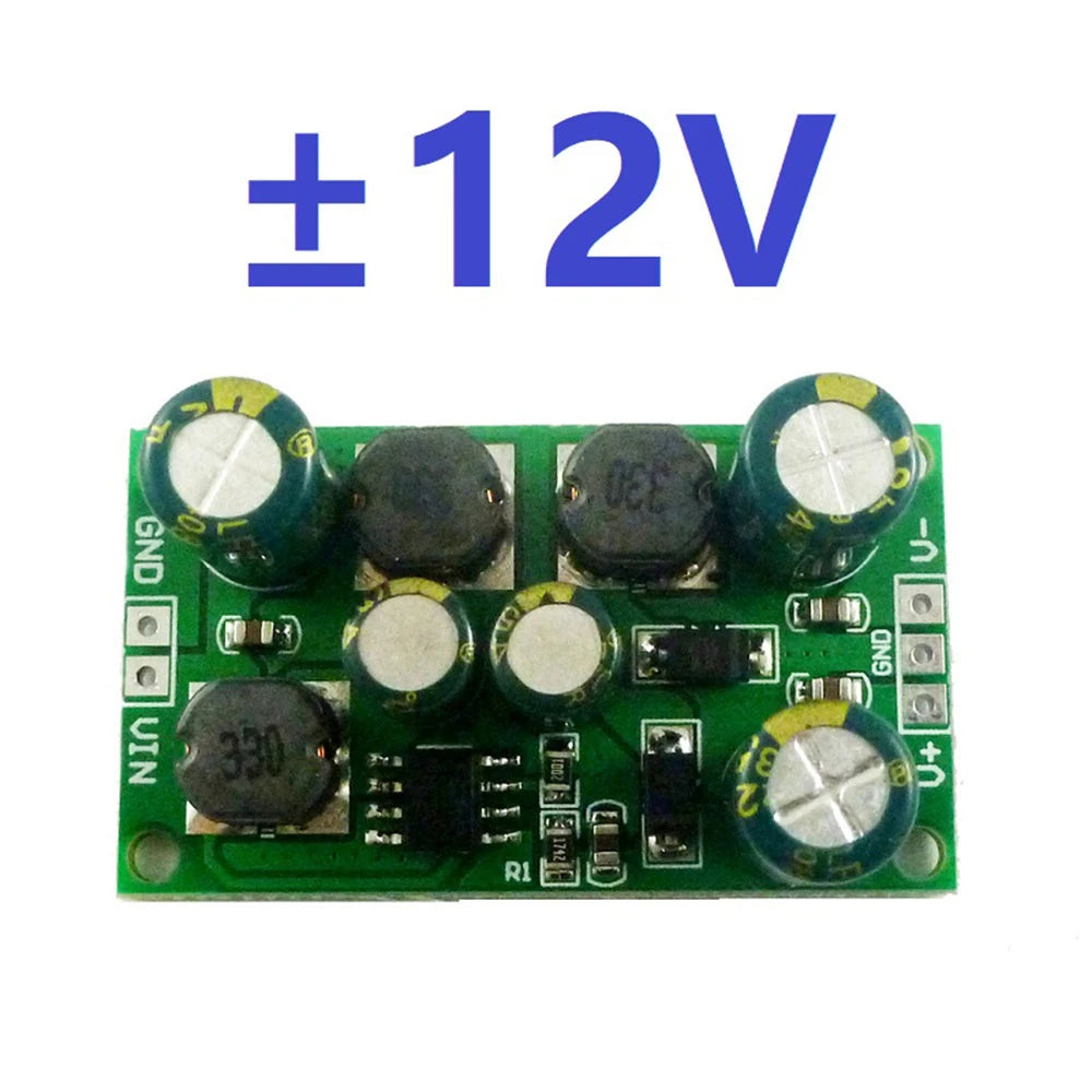 Módulo Convertidor Voltaje DC-DC Buck-Boost Salida Dual Positiva/Negativa (+/- 5V a 24V) 8W 3-24V Input
