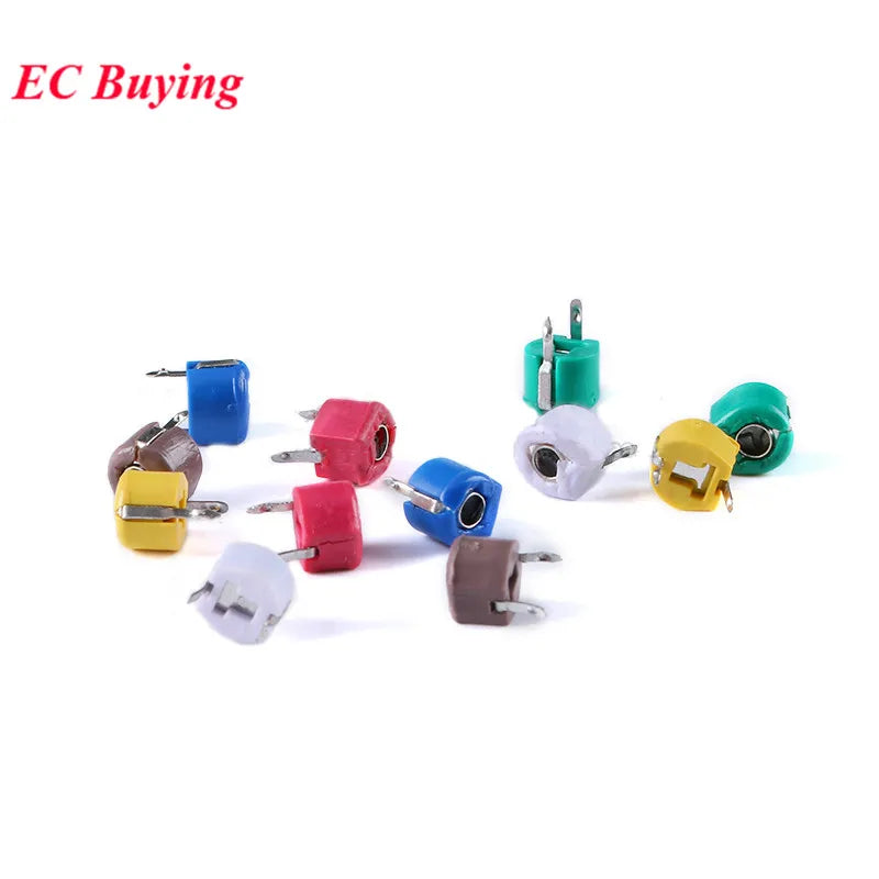 Capacitor Variable Trimmer Plástico 6mm (5pF-120pF) Ajustable - Pack 5 Unidades (Valores Surtidos)