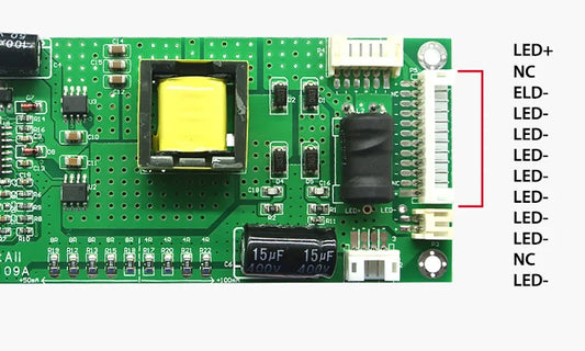 Placa Driver Backlight LED TV LCD 10-65" CA-6109 / CA-6109A Boost Corriente Constante Full-Bridge Alto Voltaje