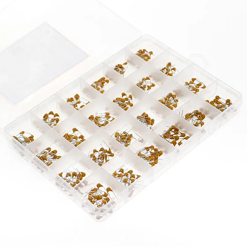 Kit Surtido Capacitor Cerámico Monolítico (10pF-10uF) - Pack 480 Piezas (Valores Surtidos)