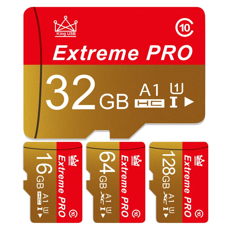 Tarjeta Memoria TF Mini SD Alta Resistencia para Video Vigilancia (32GB/64GB/128GB/256GB, hasta 100MB/s) para Móvil
