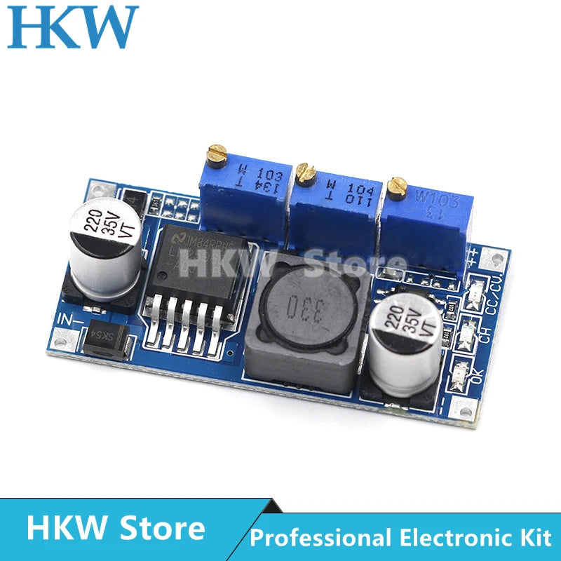 Módulo Fuente Alimentación Step-Down LM2596S DC-DC 3A Ajustable 24V/12V/5V/3V