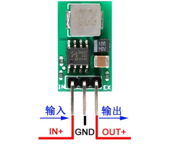 Lote 5 Pcs Módulo Regulador Voltaje Buck 5V 1A (Reemplazo LM7805 TO-220) Input 5.5-32V