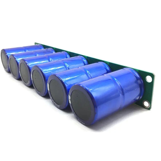 Módulo Supercapacitor Automotriz 16V 83F (6x 2.7V 500F) con Placa Protección