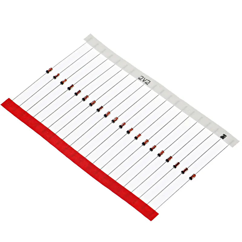 Kit Surtido Diodos Zener (0.5W / 1/2W, 2V-39V, 30 Valores x 20 Unidades) - Pack 600 Piezas