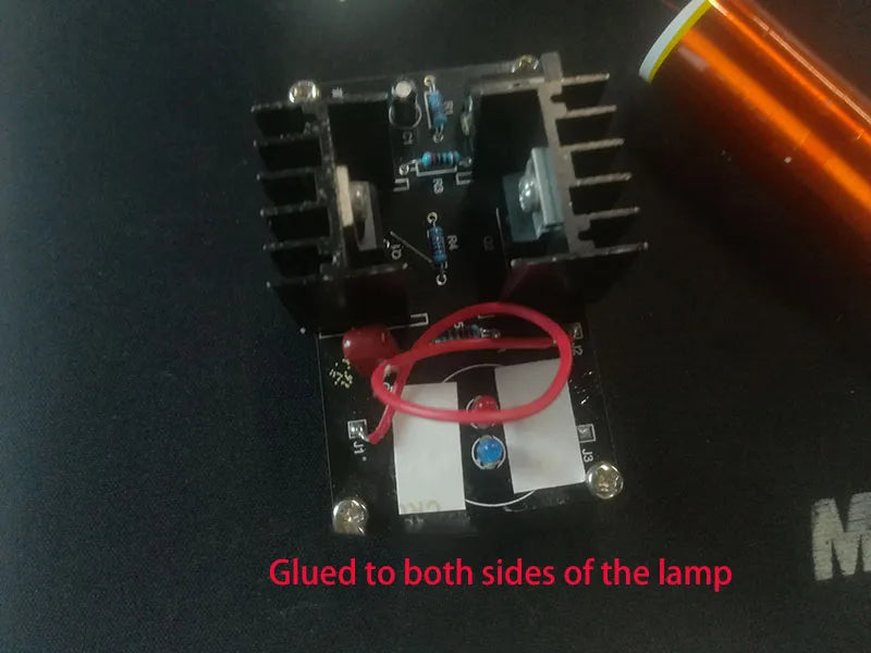 Kit DIY Mini Bobina Tesla Musical 15W (15-24V DC) - Parlante Plasma y Transmisión Inalámbrica (1 Set)
