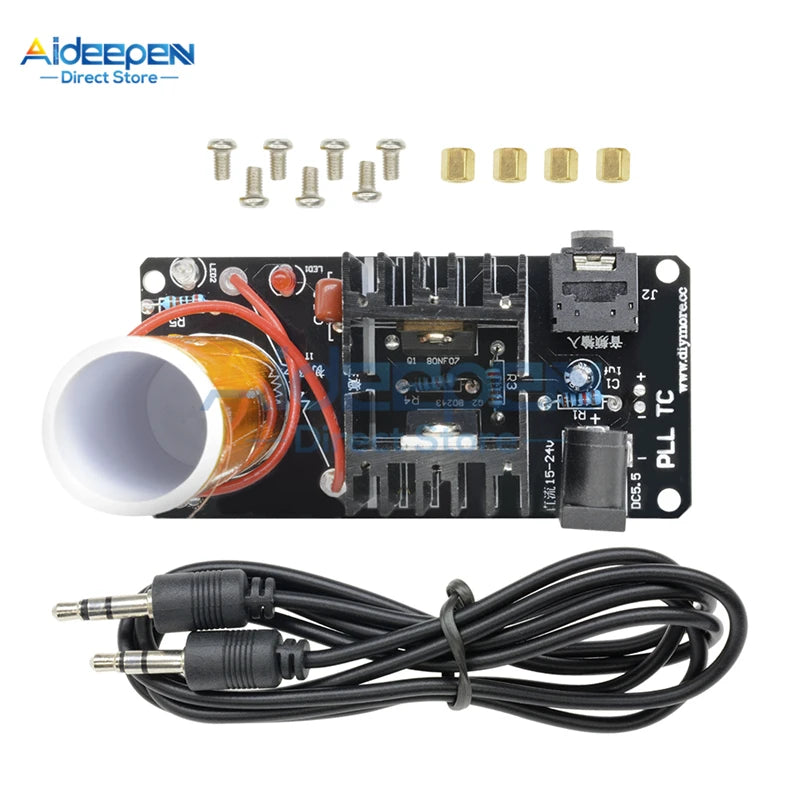 Kit DIY Mini Bobina Tesla Musical 15W (15-24V DC) - Parlante Plasma y Transmisión Inalámbrica
