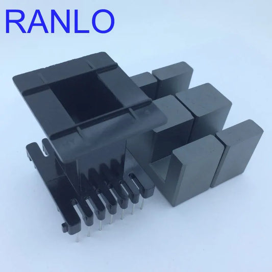 Núcleo Ferrita EE55/55/21A (PC40/N87/3C94) con Bobina Vertical 14 Pines